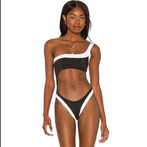 Gigi C Paris One-Piece in Black & White